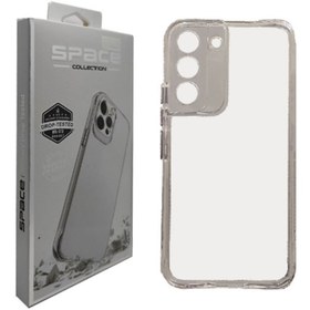 تصویر قاب ضدضربه Pc Space محافظ لنز دار سامسونگ Samsung Galaxy S22 Plus Pc Space cover case For Samsung Galaxy S22 Plus