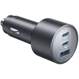 تصویر شارژر فندکی انکر مدل B2737 به همراه کابل USB-C 