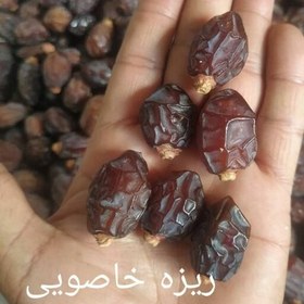 تصویر خرمای آجیلی خاصویی محصول امسال تازه برداشت باغات جم امسالی و نوبرانه سوپرلوکس،حداقل سفارش 5 کیلو 