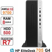 تصویر مینی کیس HP EliteDesk 705 G4 SFF A10-9700 استوک HP EliteDesk 705 G4 SFF A10-9700