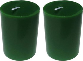 تصویر رنگ شمع مایع سبز جنگلی با قطره چکان 