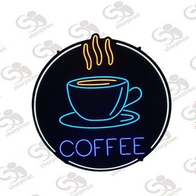 تصویر تابلو ال ای دی طرح قهوه ارتفاع۸۳*عرض۸۰ 