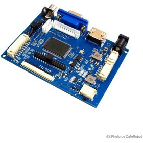 تصویر برد مبدل HDMI/VGA به LVDS/TTL برای نمایشگر های 50 پین 