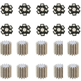 تصویر پی سی بی و هیت سینک مدل 1w مجموعه 10 عددی 