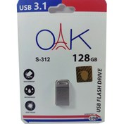 تصویر فلش 128گیگ OAk S312 USB3 کد کالا 9970 FLASH OAK S312 128GB USB3