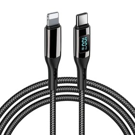 تصویر کابل USB به لایتنینگ هیسکا مدل LX-705 طول 1 متر Hiska LX-705 CHARGING Cable