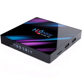 تصویر اندروید باکس H96 مدل RK Android9.0 Tv Box With Time Display 4GB+32GB 