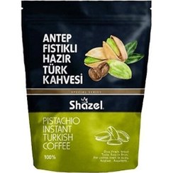 تصویر قهوه ترک با طعم پسته بسته 100 گرمی شازل 
