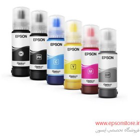 تصویر پک اصلی جوهر 6 رنگ اپسون کد 115 Epson Original ink 115 Series