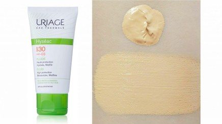 تصویر کرم ضد آفتاب رنگی فلوئید هایسئک اوریاژ URIAGE URIAGE spf50 Hyseac ‌