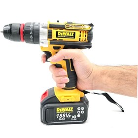 تصویر دریل شارژی چکشی دیوالت پک کامل مدل 7_257 DeWalt