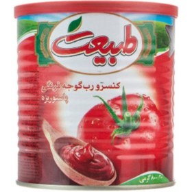 تصویر کنسرو رب گوجه فرنگی طبیعت مقدار 800 گرم Tabiat Tomato Paste 800gr