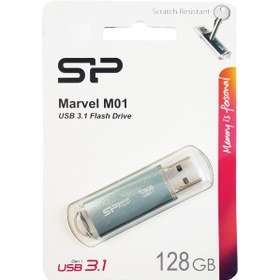 تصویر فلش مموری سیلیکون پاور Silicon Power مدل Marvel M01 ظرفیت 128 گیگابایت Silicon Power Marvel M01 Flash Memory 128GB