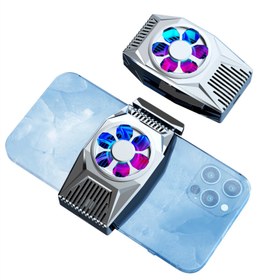 تصویر فن خنک کننده رادیاتوری موبایل مدل L-03 L-03 RGB Mobile Radiator Cooling Clip