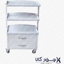 تصویر ترالی دو کشو سه طبقه زیبایی مدل ATA 