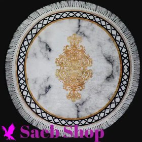 تصویر فرش گرد | فرش چاپی | کد : c51 