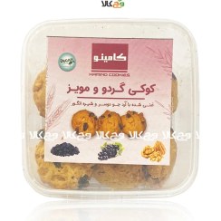 تصویر کوکی گردو و مویز وگان مون 200 گرم 