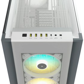 تصویر کیس کامپیوتر Corsair مدل iCUE 7000X RGB ا GREEN Computer Case HOMA GREEN Computer Case HOMA