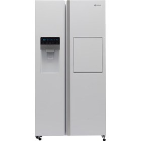 تصویر یخچال فریزر ساید بای ساید اسنوا مدل S2Di-L310 ظرفیت ۳۵ فوت با بار خانگی و یخساز اتوماتیک 
