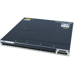 تصویر سوییچ سیسکو مدل WS-C3750X-24S-S استوک Cisco WS-C3750X-24S-S 24Port Switch Stock