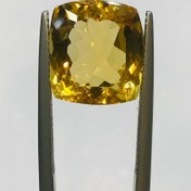 تصویر نگین سیترین طلایی سایز ۱۴*۱۲ 