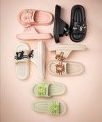 تصویر اسلیپر تدی خجالتی سایز ۳۹ رنگ مشکی 