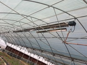 تصویر هیتر تابشی 50 کیلووات لوله ای کشاورزی 