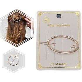 تصویر گلسر مو طلایی طرح Oval 