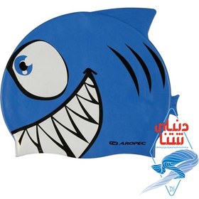 تصویر کلاه شنا بچگانه Aropec مدل Shark Kids 