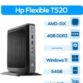 تصویر مینی کیس استوک Hp Flexible T520 AMD سایز USFF Hp Flexible T520 AMD
