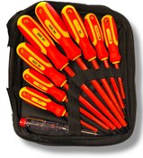 تصویر ست پیچ گوشتی ۹ عددی عایق 