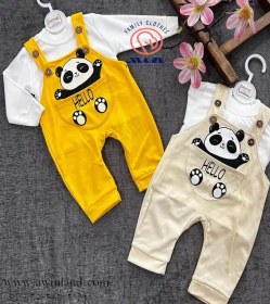 تصویر سرهمی نوزادی پاندا 808147 Panda baby romper 808147