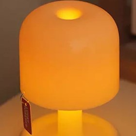 تصویر چراغ رومیزی شارژی کوچک LED Mini Table Desk Lamp Atmosphere Night Lights Bar 