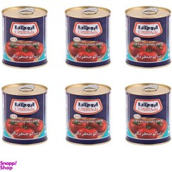 تصویر کنسرو رب گوجه فرنگی اروم آدا وزن 800 گرم بسته 6 عددی 