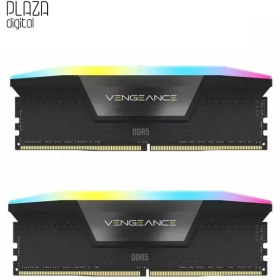 تصویر رم کورسیر مدل VENGEANCE RGB 32GB (16GBx2) 6000MHz Corsair VENGEANCE RGB 32GB 16GBx2 6000MHz DDR5 Memory