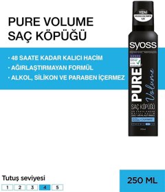 تصویر فوم مو اورجینال برند Syoss مدل Hair mousse for strong hold کد 788238767 