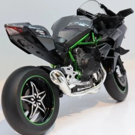 تصویر ماکت موتور کاوازاکی H2R فلزی مشکی 