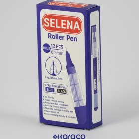 تصویر روان‌نویس آبی سلنا مدل کلاسیک نوک 0.7 میلی‌متری 