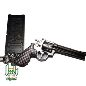 تصویر جاکلیدی کلت و هفت‌تیر فلزی | طراحی جذاب | جنس مقاوم Metal Gun Keychain | Pistol and Revolver Design | Durable Material | Perfect for Unique Style