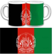 تصویر ماگ پرچم افغانستان مدل AE12 