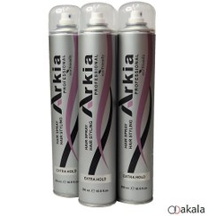 تصویر اسپری حالت دهنده مو آرکیا مدل Extra حجم ۵۰۰ میلی لیتر 