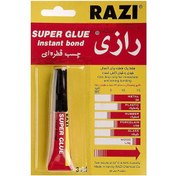 تصویر چسب قطره ای رازی مدل Super Glue حجم ۳ میلی لیتر 