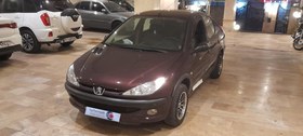 تصویر پژو 206 صندوقدار مدل 1390 ا V8 V8