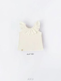 تصویر تاپ یقه چین دار AKU 