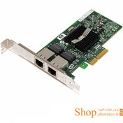 تصویر کارت شبکه سرور اچ پی مدل NC360T کارکرده Used Hewlett Packard HP NC360T PCIE Dual Port Gigabit NIC