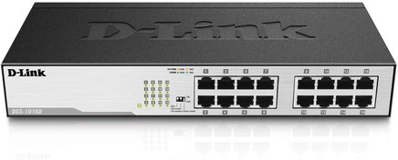 تصویر سوئیچ ۱۶ پورت ۱۰۱۶ دی دی لینک D-Link DGS-1016D-16 Port Gigabit Rackmount Switch