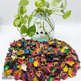 تصویر گل خشک رنگی چند رنگ 1 کیلویی 