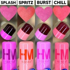 تصویر تینت لب ژله ای هدی موجی در چند رنگ 