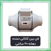 تصویر فن بین کانالی دمنده مدل VLN-20C2S5 ( دهانه 20 سانتی) 2450 دور 