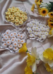 تصویر قند تزیینی بسته 25 عددی با طعم هل و وانیل 